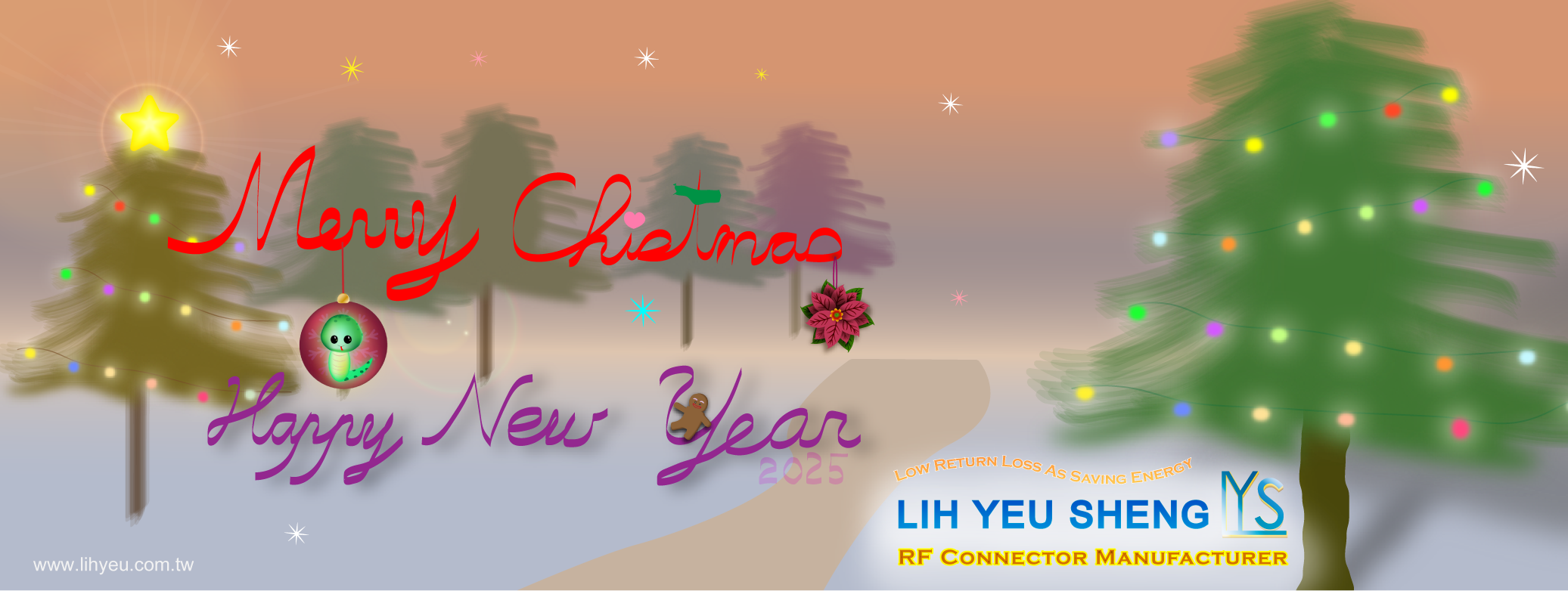 LIH YEU SHNEG Wish You Merry Christmas & Happy New Year 2025