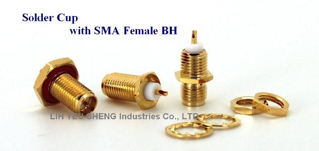 Solder Cup with SAM Female BH