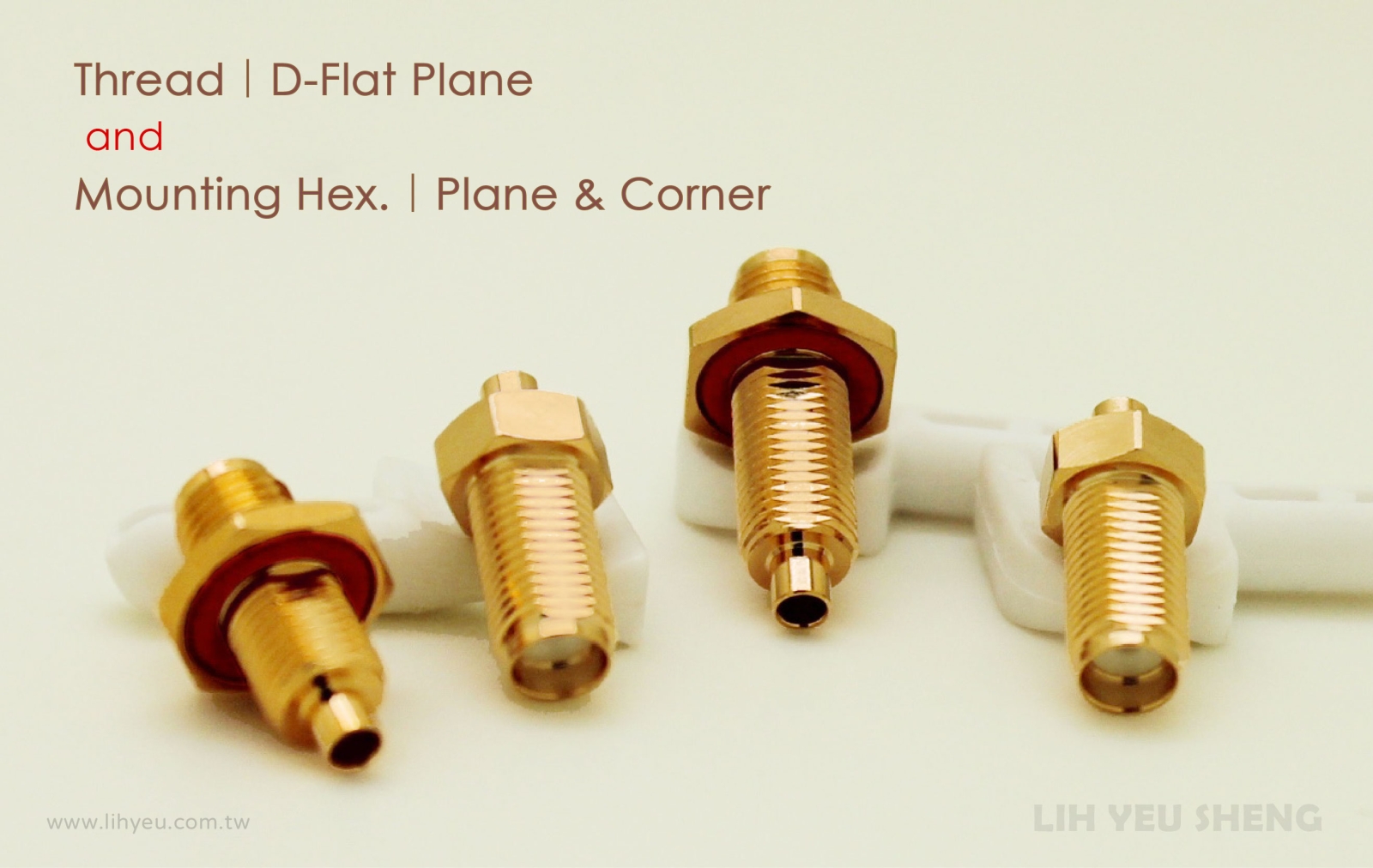 Flat and Reflex Angle of Mounting Hex. and Thread_LIH YEU SHENG