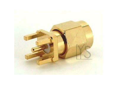 Through Hole,.SMA(RP-SMA) Male DIP & Vertical For PCB connector