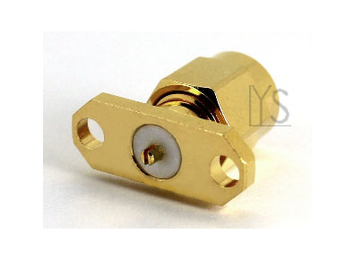 SMA Male 2 Holes Panel Terminal Slot Post Connector