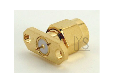 SMA Male 2 Holes Panel Terminal Φ0.5mm Blunt Post connector