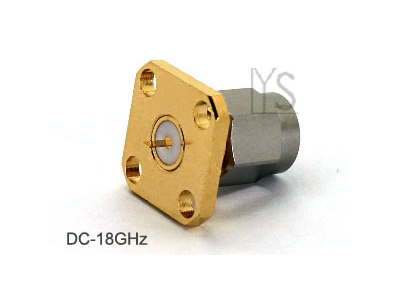 18GHz SMA Male 4 Holes Panel Terminal Tab connector