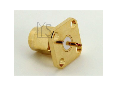 SMA Male 4 Holes Panel Terminal Solder Cup connector