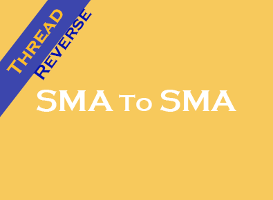 Reverse Thread SMA To SMA Adapter